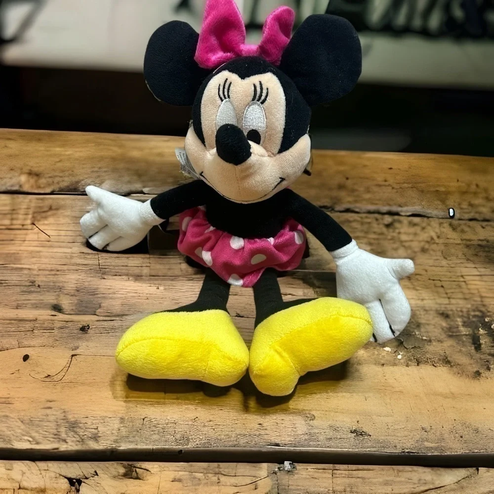 Disney Minnie Mouse Plush Stuffed Animal Pink Kids Toy
